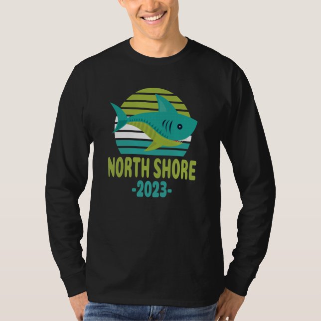 2023 North Shore Shark T Shirt (Framsida)
