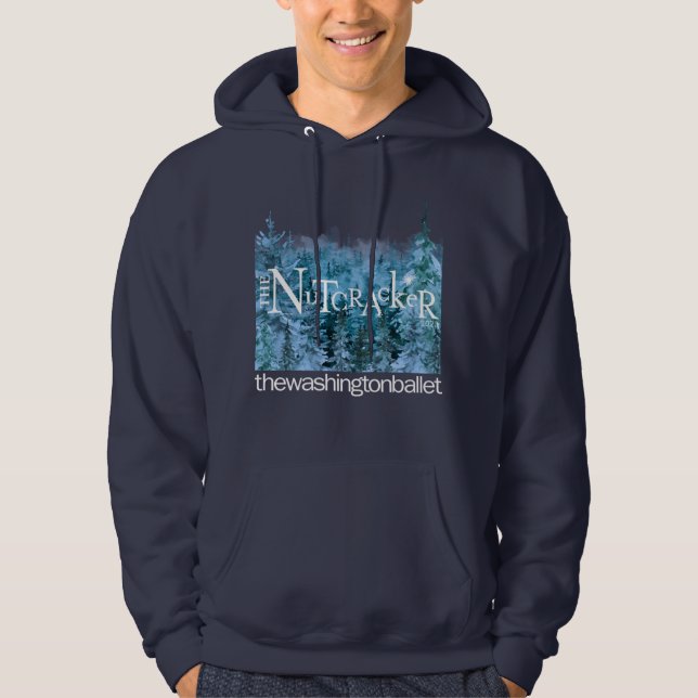 2023 - Nutcracker Winter Scene Navy Hoodie (Framsida)