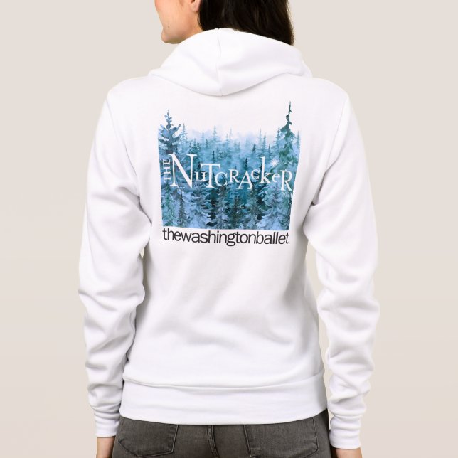 2023 Nutcracker Winter Scene Zip-Up Hoodie T Shirt (Baksida)