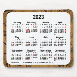 2023-Orangens Helgdag Art Calendar av Janz Mouse P Musmatta