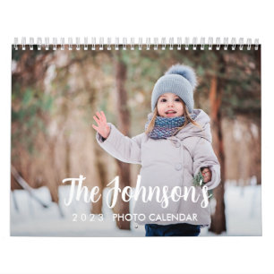 2023-Personligens minimala fotokalender Kalender