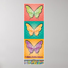 2023 Poster - Pop Butterflies -Buellton.Art