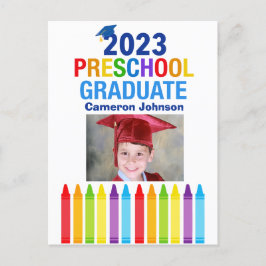2023 Preschool Student PreK Kids Photo Studenten Vykort