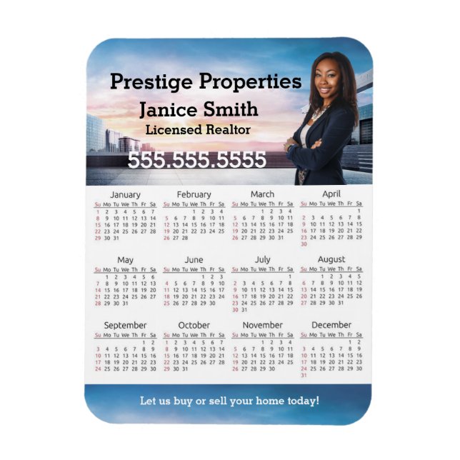 2023 Realtor Calendar Refrigerator Magnet (Vertikal)