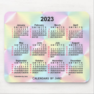 2023 Regnigt regnbåge 52 veckors kalender från Jan Musmatta
