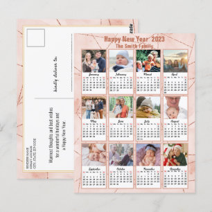 2023 Ro Modern Family 12 Photo Calendar Vykort