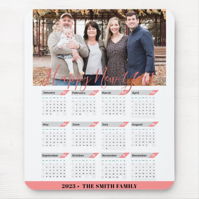 2023 Ro Modern Family Photo Calendar Musmatta (Framsidan)