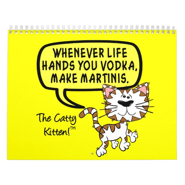 2023 Sarkastic Kitten Humor Kalender (Omslag)