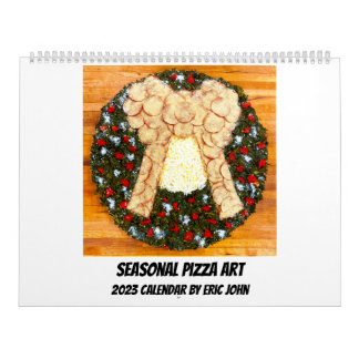 2023 Säsong Pizza Art Calendar Kalender