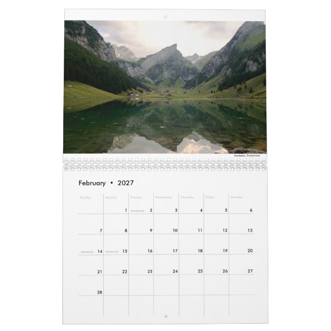 2023 Seth Russell Photography Calendar Kalender (Feb 2027)