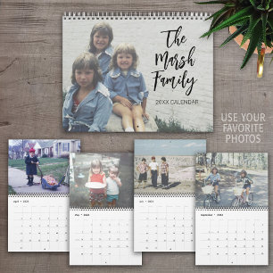 2023 Simple Modern Anpassningsbar Photo - 14 Bilde Kalender