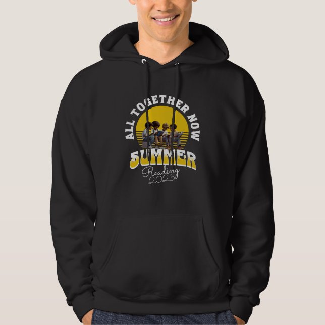 2023 Summer Reading All Together Now Teachers Stud Hoodie (Framsida)