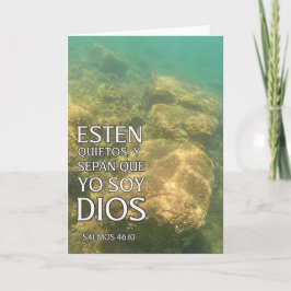 2023 Tarjeta de AGUAS ANTIGUAS: Salmos 46:10 Kort