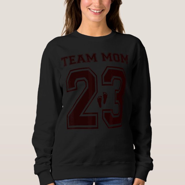 2023 Team Mamma Gravid Ivf Reveal Baby Shower Ado T Shirt (Framsida)