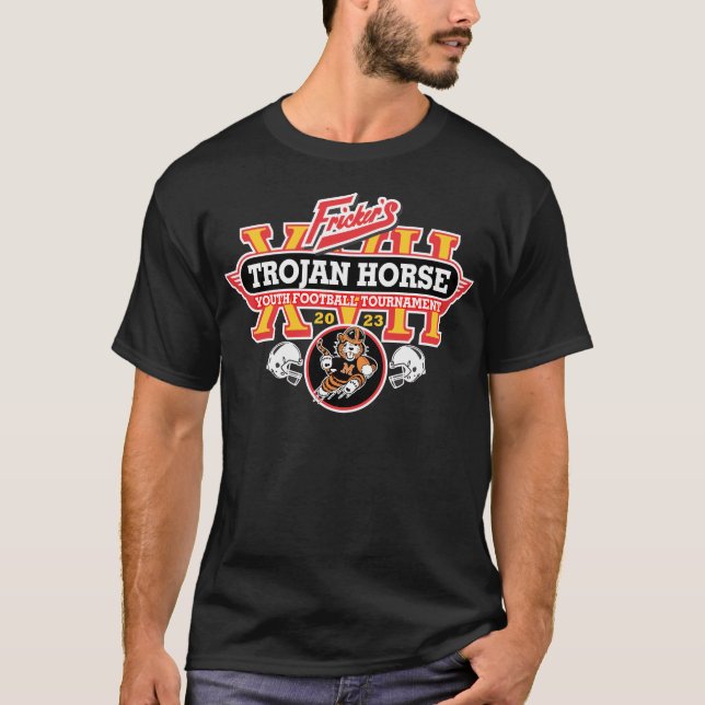 2023 Trojan Horse - Massillon Tigers Design T Shirt (Framsida)