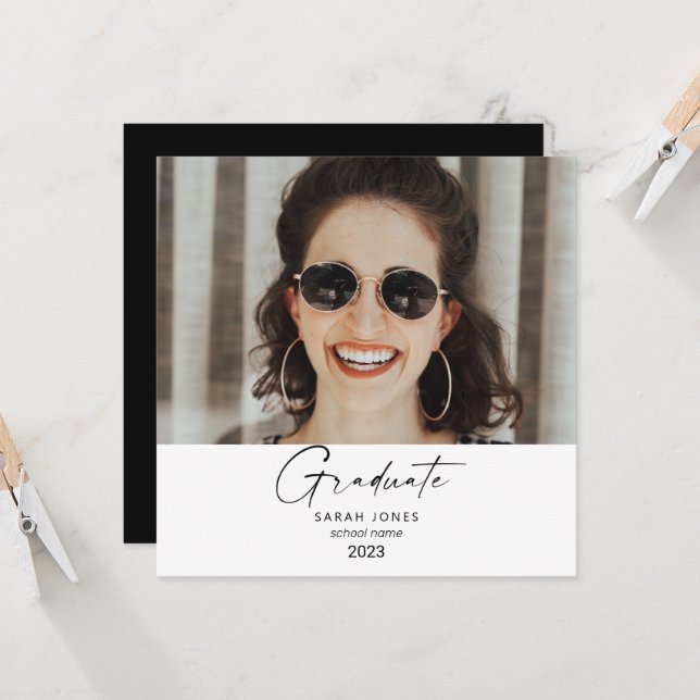 2023 Två Studentfester för fotokollage, svart (Fram/Back In Situ)