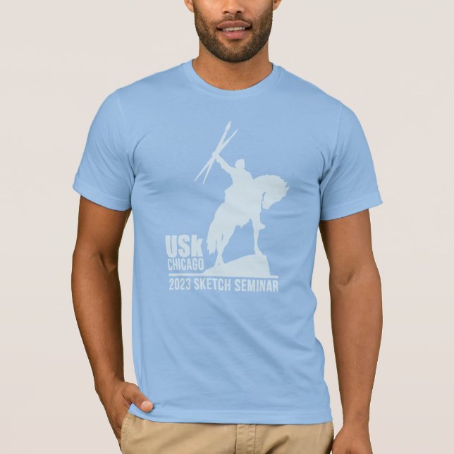 2023 USk Chicago Sketch Seminarium  T Shirt (Framsida)