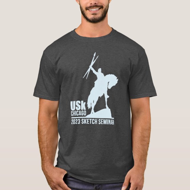 2023 USk Chicago Sketch-seminarium  T Shirt (Framsida)