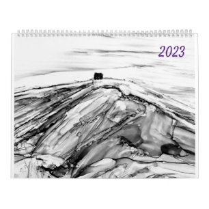 2023 Vänd liggande kalender