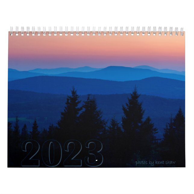 2023 Vermont Scenes Kalender (Omslag)