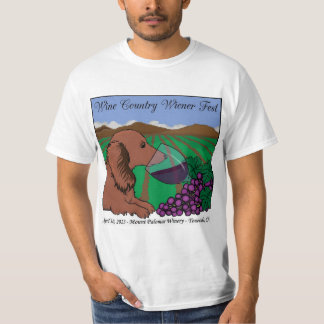 2023 Vin Wiener Fest T-shirt på vit Land