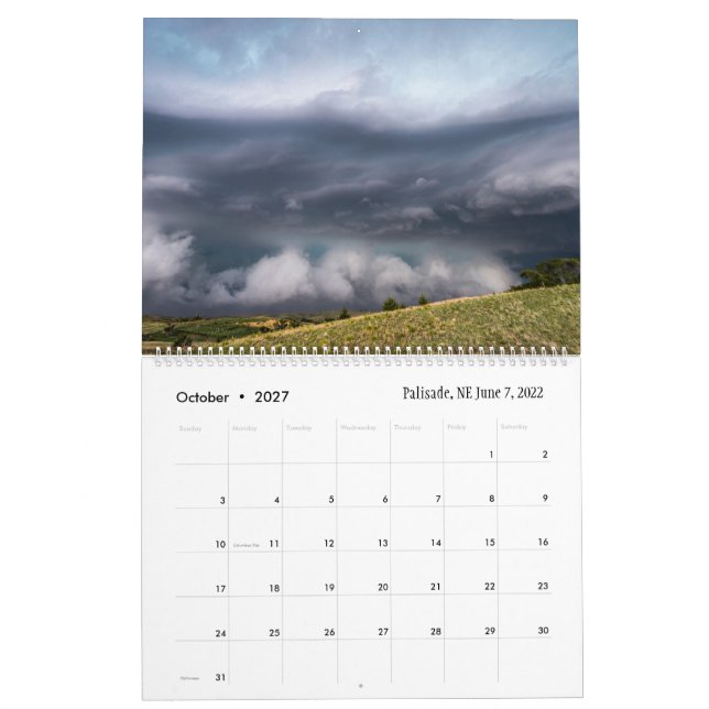 2023 Weather Calendar by Marcus Hustedde Kalender (Oct 2027)