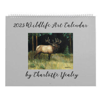 2023 Wildlife Art Calendar av Charlotte Yealey Kalender