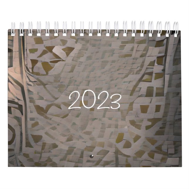 2023 Wylie Two Page SmallCalendar, vit kalender (Omslag)
