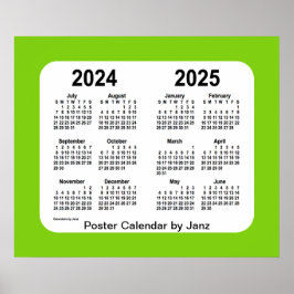 2024-2025 års kalender i Yellowgreen School från J Poster