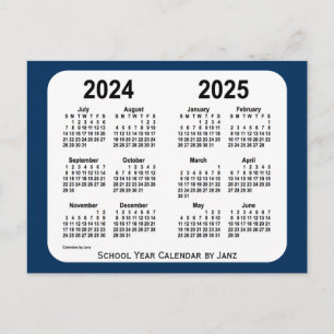 2024-2025: Blåskolekalendern från Janz Vykort
