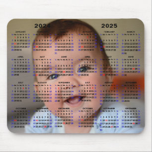 2024-2025 Calendar Anpassningsbar Fullt Photo US H Musmatta