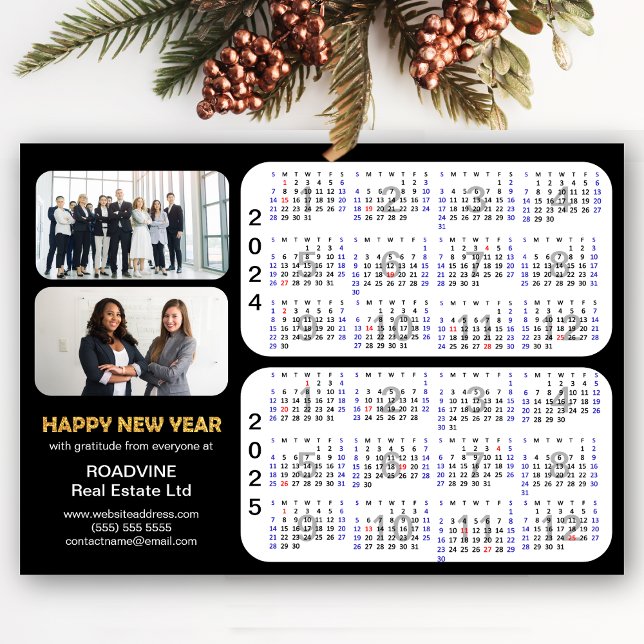 2024 2025 Calendar Corporate 2 Photo Magnetic (Skapare uppladdad)