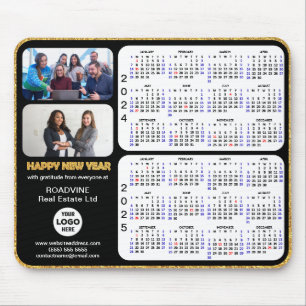 2024 2025 Calendar Guld Script Corporate 2 Photo Musmatta