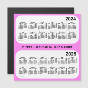 2024-2025 Violet 2 Year Calendar av Janz Magnet