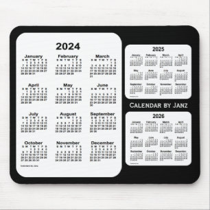 2024-2026 svartvita 3 år kalender vid Janz Musmatta