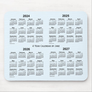 2024-2027 Alice Blue 4 Year Calendar av Janz Musmatta