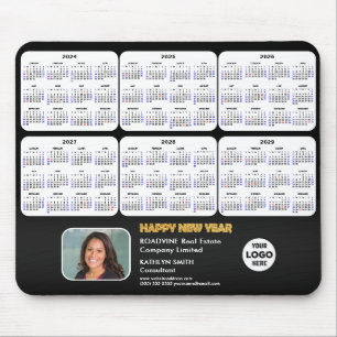 2024 - 2029 Calendar Corporate Logotyp Photo on Bl Musmatta