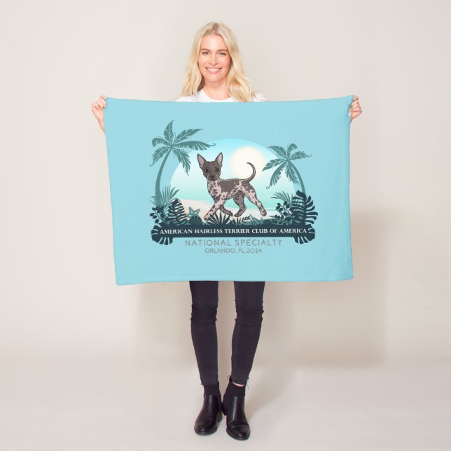2024 AHTA Nat'l Specialty - Fleece Blanket w/ Logo (På plats)
