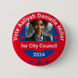 2024 Anpassningsbar för lokala val Foto Kampanj-ma Knapp