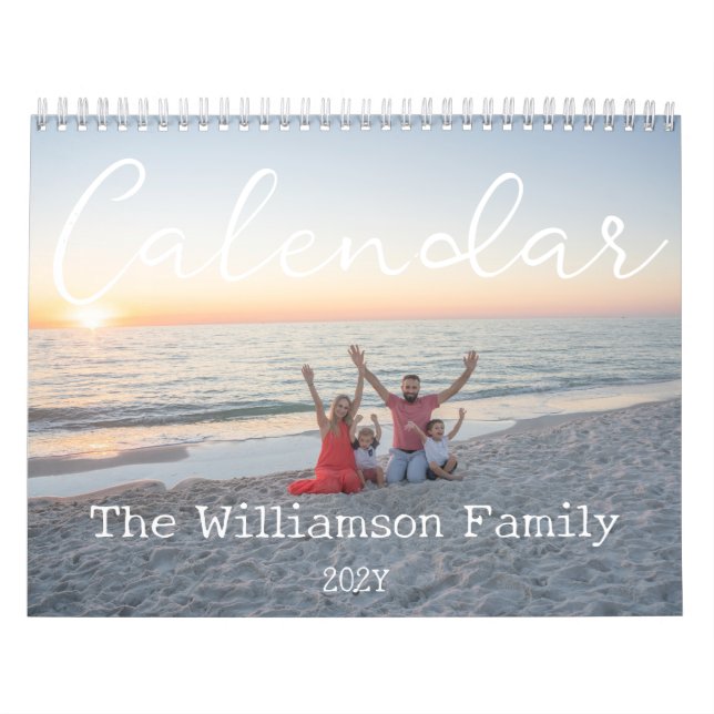 2024-Anpassningsbarnas fotovägg i typografifamilje Kalender (Omslag)