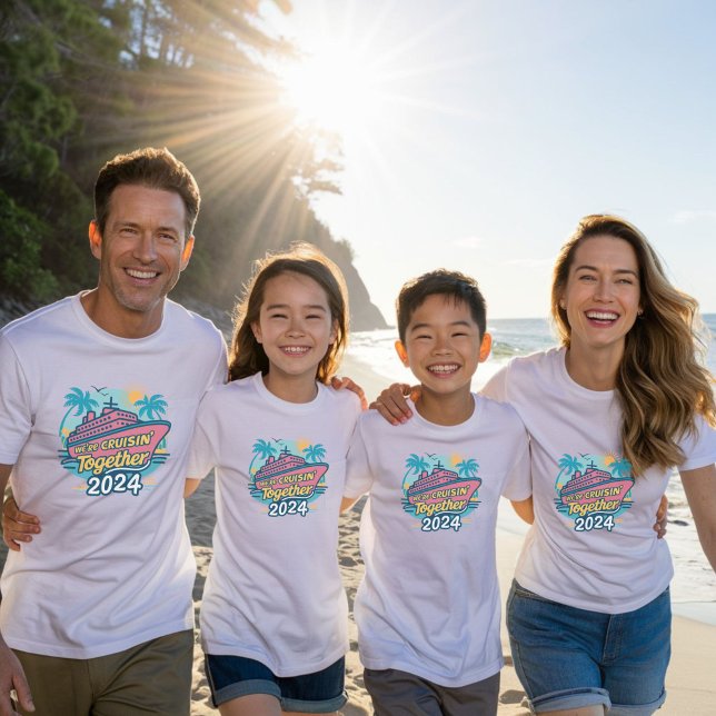 2024 är Cruisin-temat T Shirt (We Cruisin' 2024 Family Cruise Tshirt)