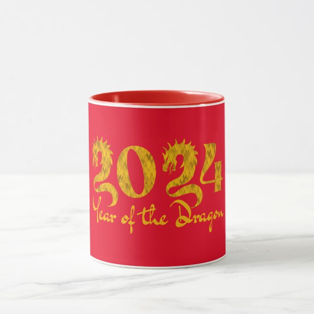 2024 ÅR FÖR DRAGON GULD MUGG (Center)