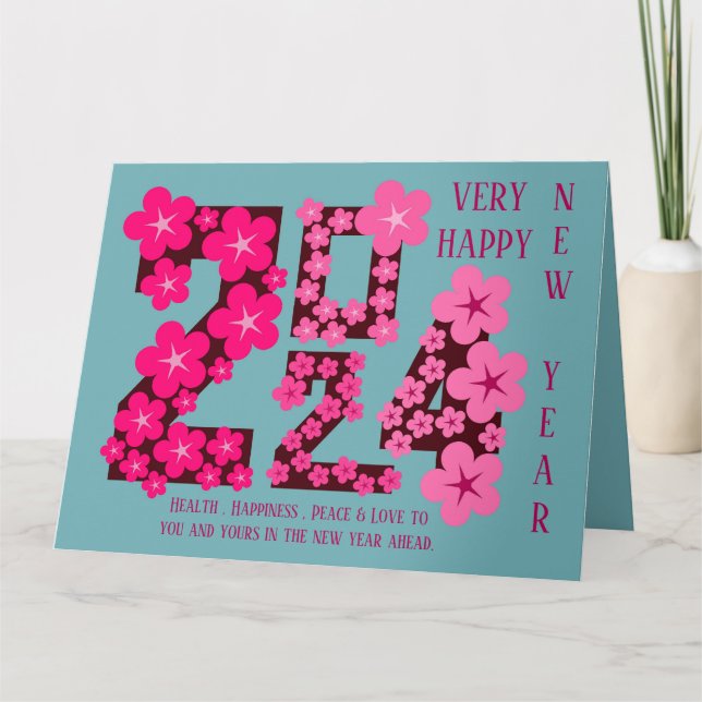 2024 ÅR HÄLSNING FRÅN SISTER KORT (Framsida)