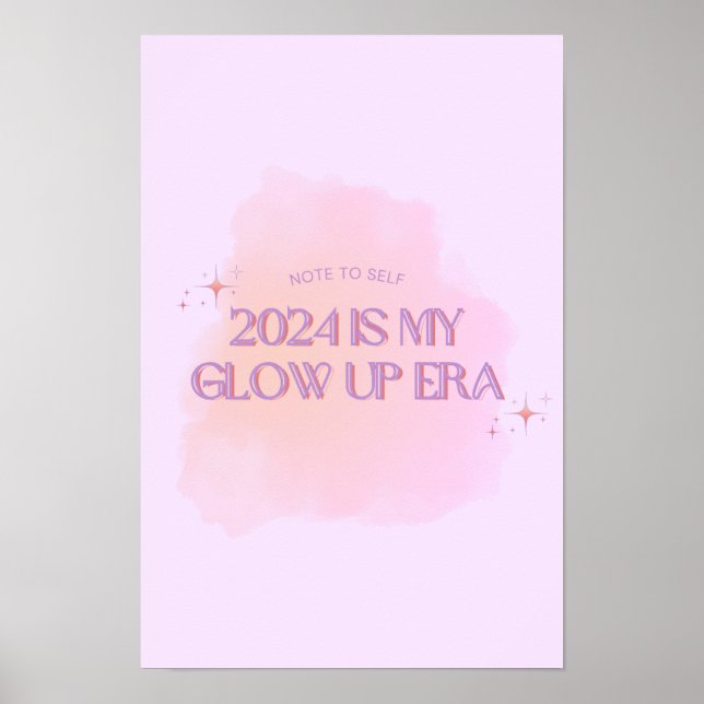 2024 är min Poster ljusglimt (Framsidan)