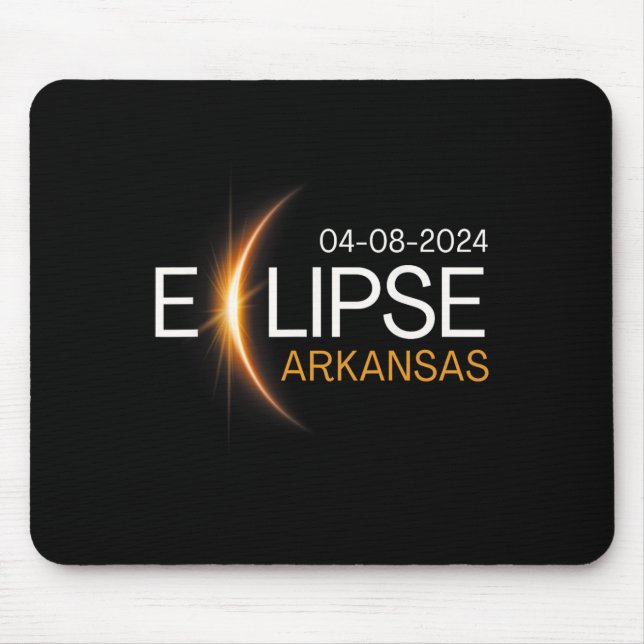 2024 Arkansas Totality Eclipse Arkansas Solar 2024 Musmatta (Framsidan)