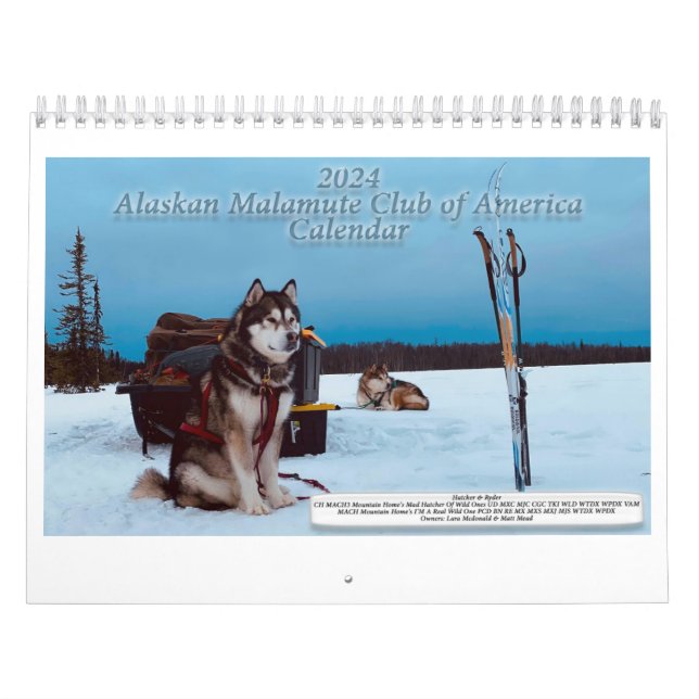 2024 års AMCA-kalender Kalender (Omslag)