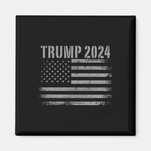 2024 års amerikanska Flagga, USA, Patriotic Milita Magnet