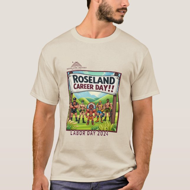 2024 års arbetsdag i Roseland T-Shirt (Framsida)