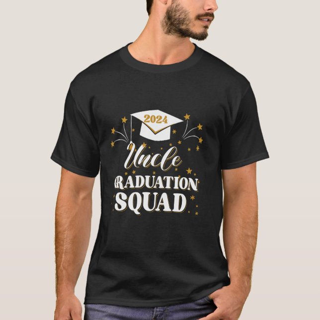 2024 års familje-Matchi, Farbror Studenten Squad,  T Shirt (Framsida)