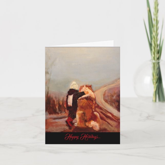 2024 års Helgdag-kort "Bästa vänner för alltid" Helgkort (Framsida)